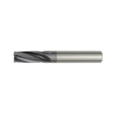 Solid Carbide End Mills •  Roughers • Series 4906 • Chamfer • Metric Weldon - Big-tools Industrial Supply Tools for Metal Cutting